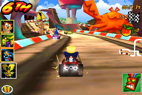 Screenshot Crash Bandicoot Nitro Kart 3D Screenshot Crash Bandicoot Nitro Kart 3D